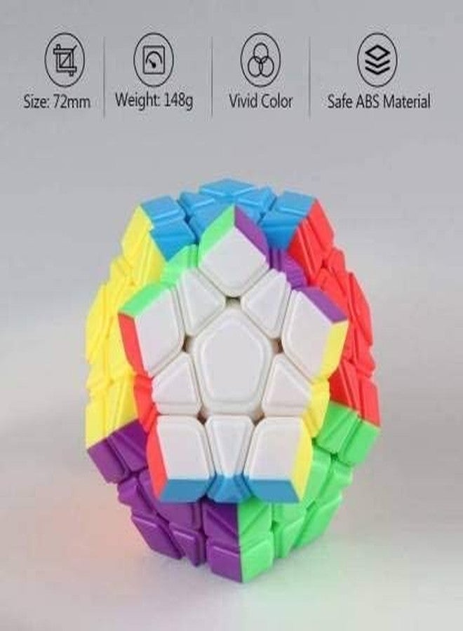 KITMEER Puzzle Cube Stickers Less Smooth Cube Game (Megaminx) - Image 3